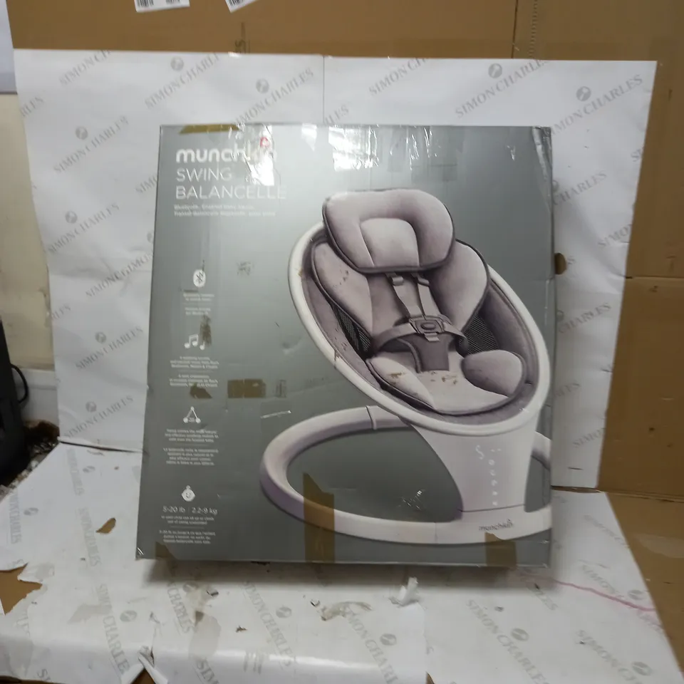 MUNCHKIN BLUETOOTH LIGHTWEIGHT BABY SWING