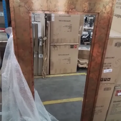 BRAND NEW HOMESDIRECT365 LARGE STYLISH COPPER MIRROR 