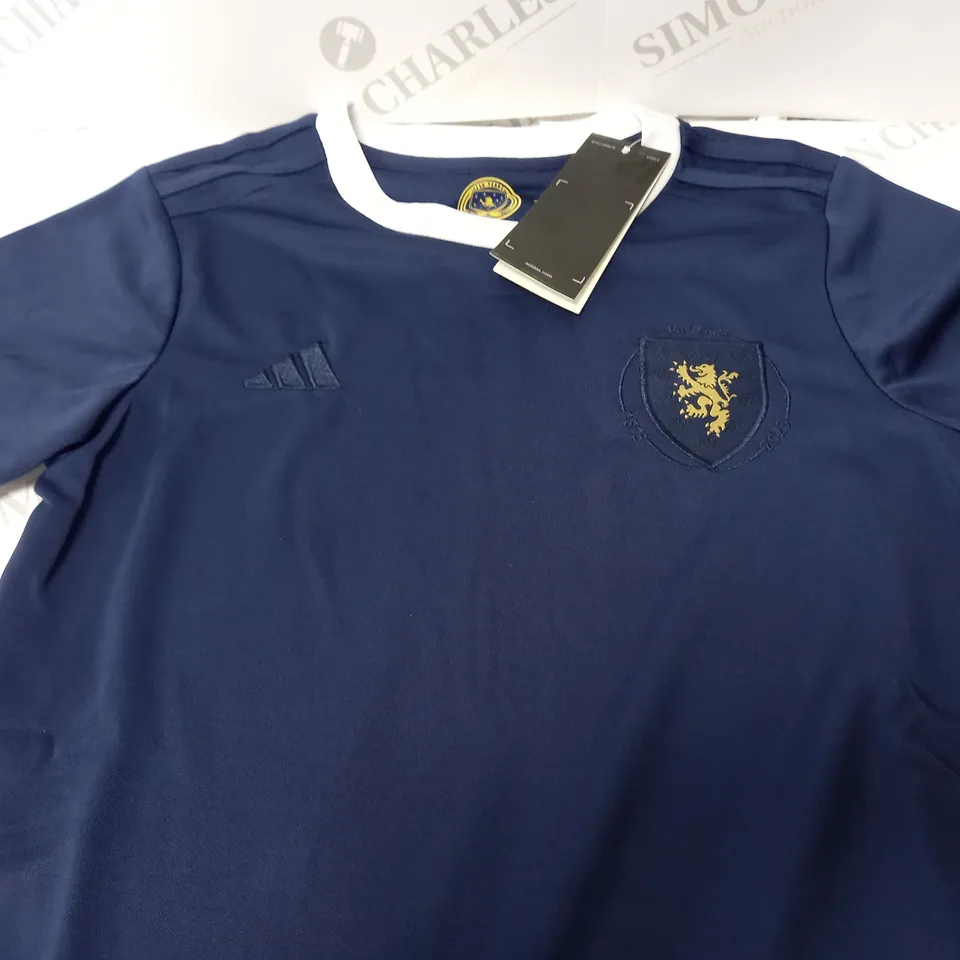 ADIDAS SCOTLAND 150 YEARS FOOTBALL SHIRT - UK 18