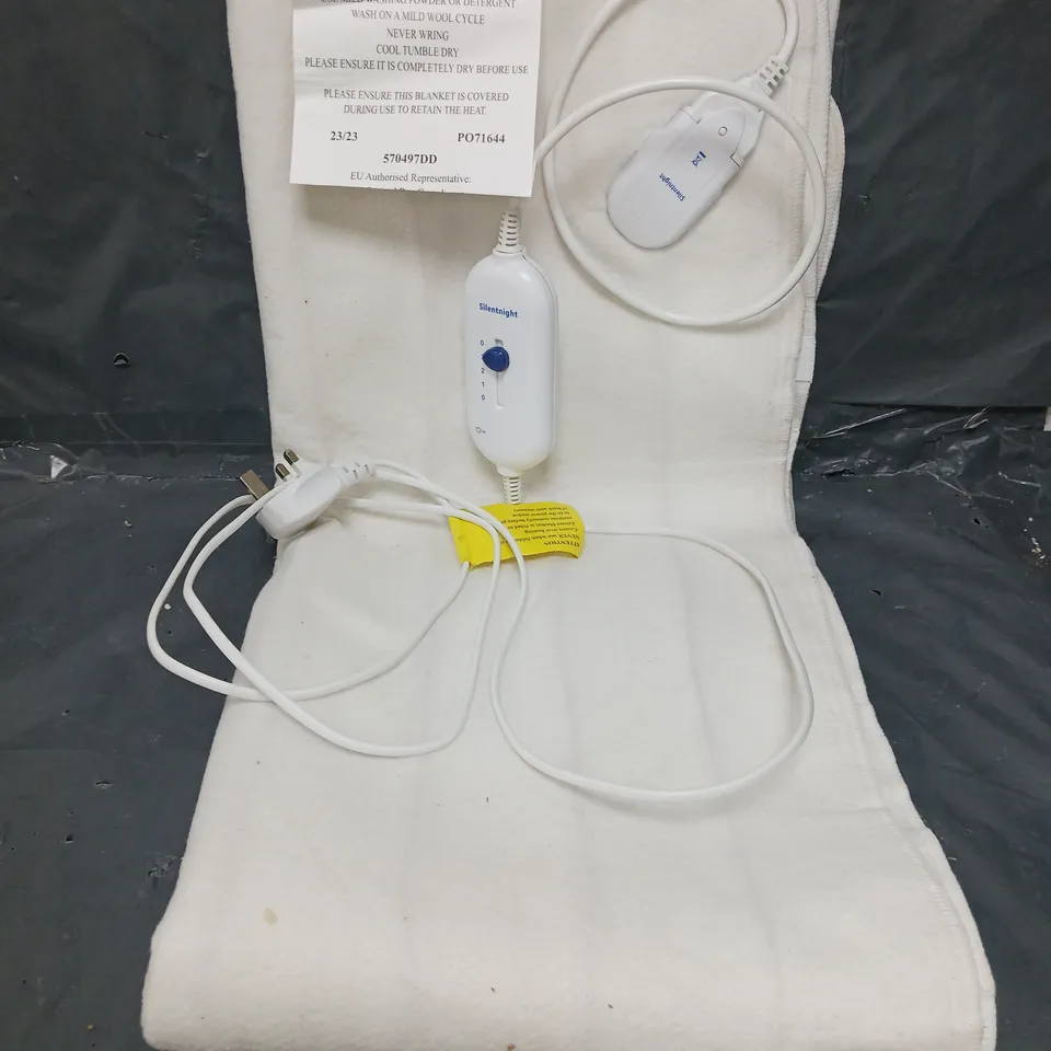 BOXED SILENTNIGHT COMFORT CONTROL ELECTRIC BLANKET