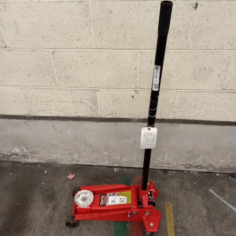 CLARKE CTJ3000GB 3 TONNE GARAGE TROLLEY JACK