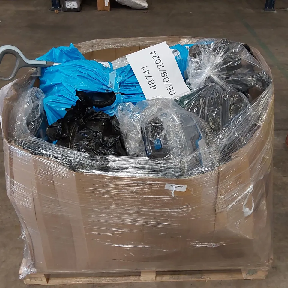 PALLET OF APPROXIMATELY 25 UNPROCESSED RAW RETURN HOUSEHOLD AND ELECTRICAL GOODS TO INCLUDE;