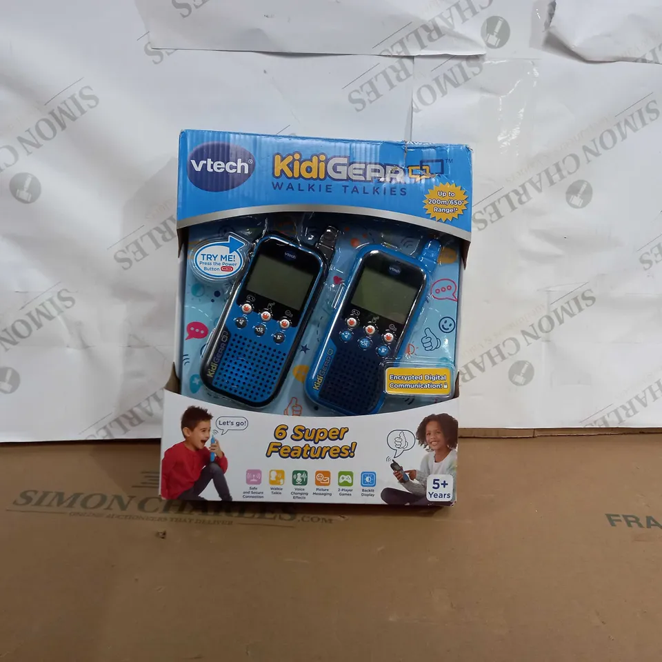 VTECH KIDIGEAR BLUE WALKIE TALKIES