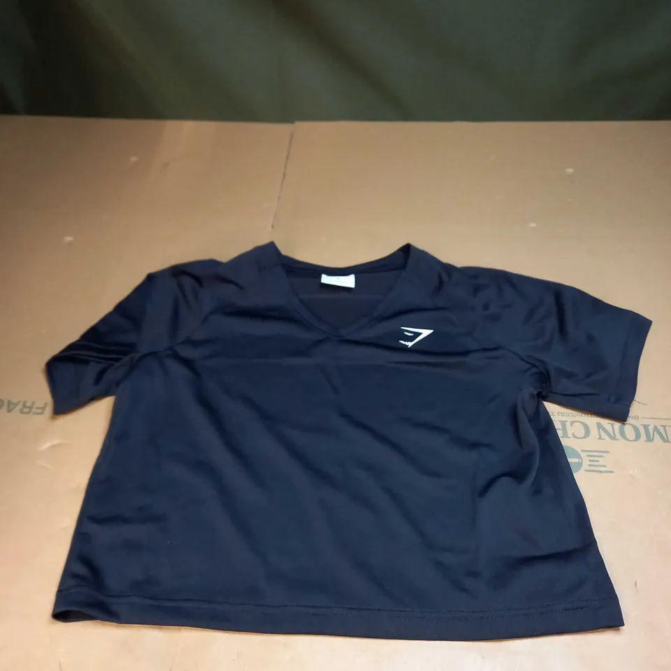 WOMENS GYMSHARK CROPPED TOP SIZE L