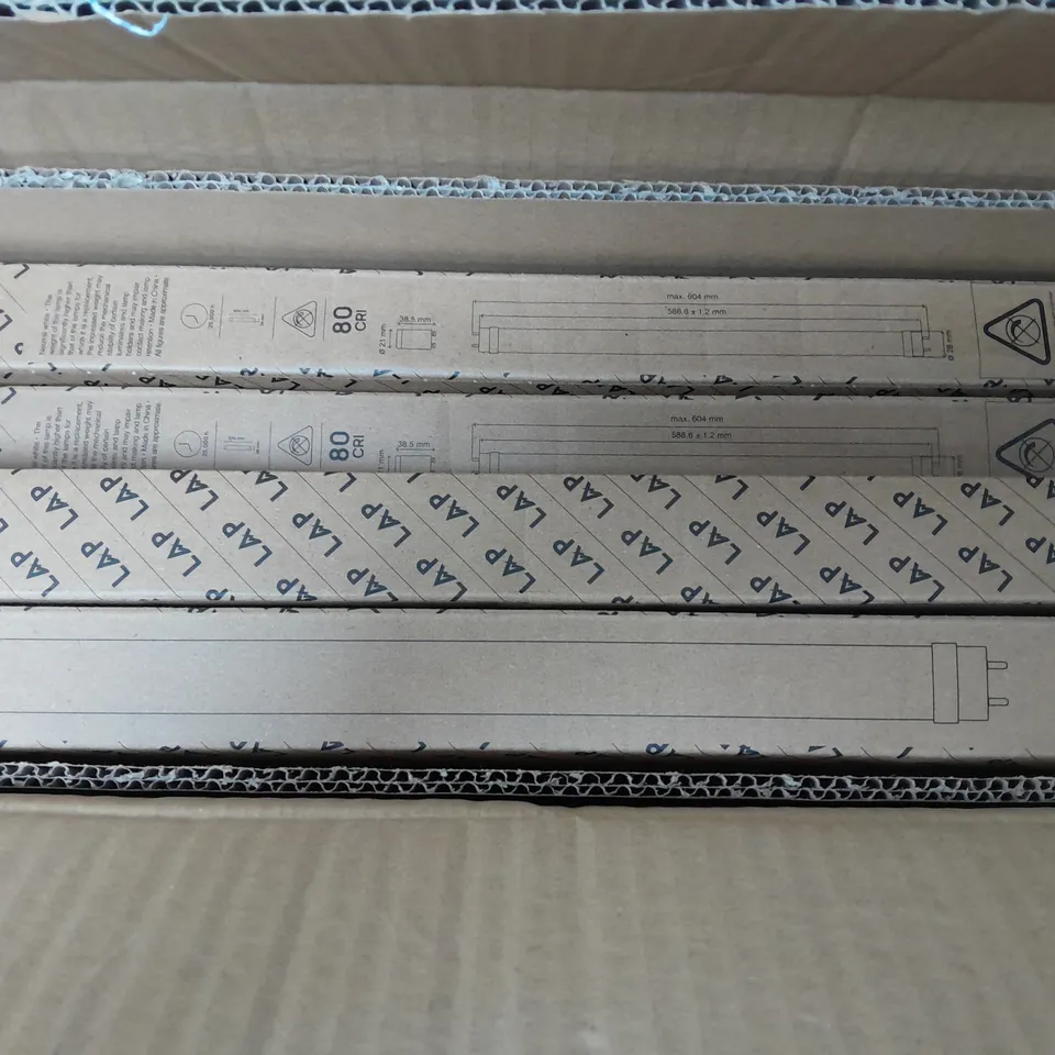 10 BOXED AND SEALED LAP G13 T8 LED TUBES