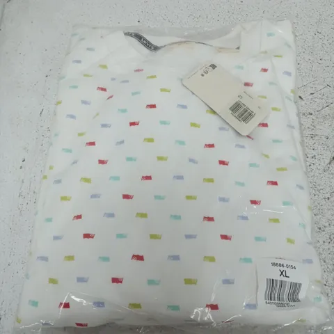 BAGGED LEVI'S WOMEN'S GRAPHIC STANDARD CREWNECK SWEATSHIRT IN WHITE MULTI - XL