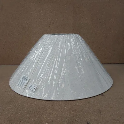 ABIRAD 28CM H LINEN BLEND EMPIRE LAMP SHADE (SCREW ON) IN BEIGE