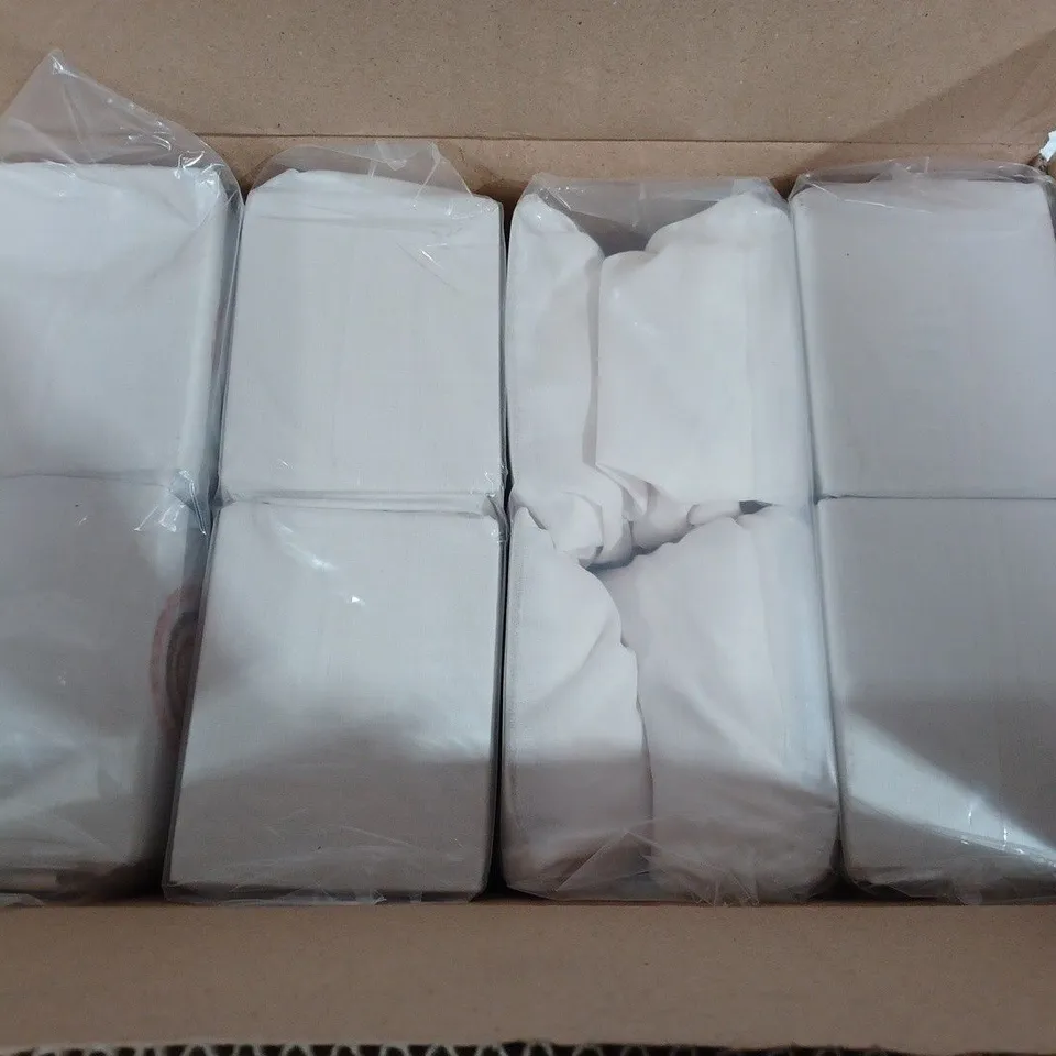 BRAND NEW BOX OF APPROXIMATELY 8 GOERGE HOME EASY CARE FITTED SHEET - KING SIZE 