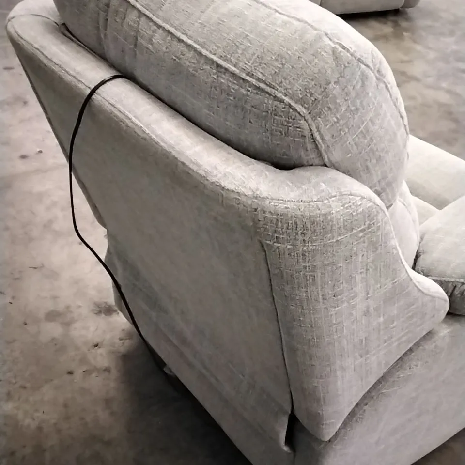 QUALITY BRITISH DESIGNED & MANUFACTURED G PLAN KINGSBURY POWER RECLINER CHAIR BEACH DUCK EGG FABRIC