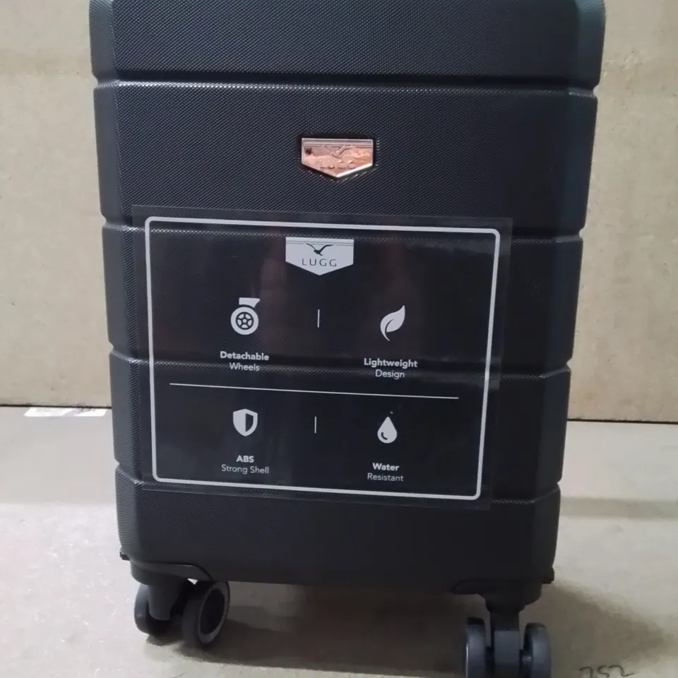 LUGG JETSET CABIN BAG BLACK 