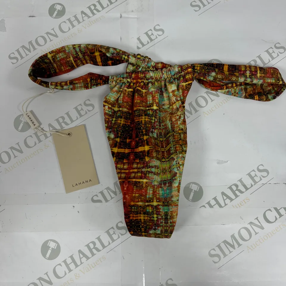 LAHANA ZAHRA ADJUSTABLE BIKINI BOTTOM IN CAIRO PRINT SIZE MEDIUM