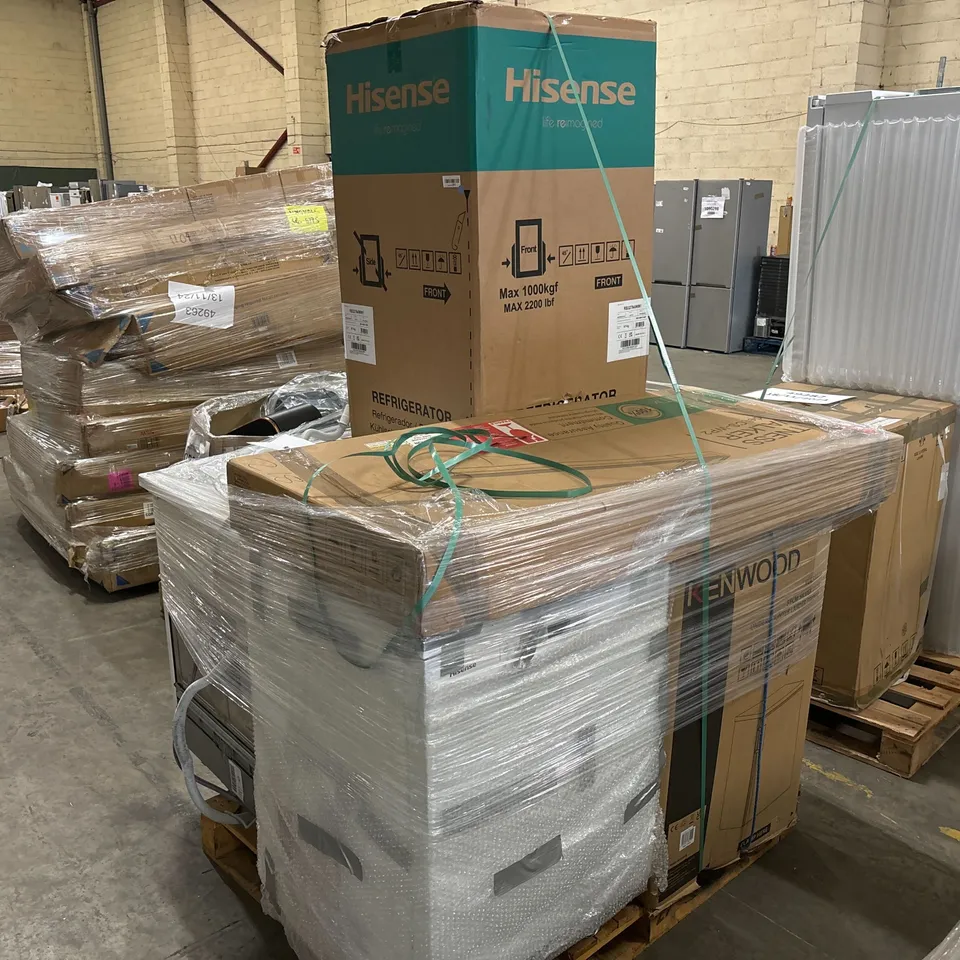 PALLET OF APPROXIMATELY 5 UNPROCESSED RAW RETURN HOUSEHOLD AND ELECTRICAL GOODS TO INCLUDE;