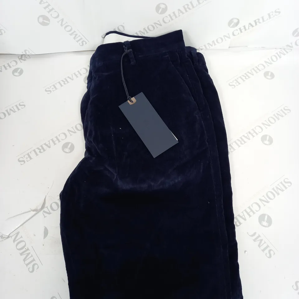 SPOKE CORDED NAVY BLUE TROUSERS SIZE UNSPECIFIED