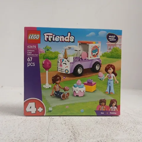 LEGO FRIENDS UNICORN CAKE DELIVERY CAR 42675