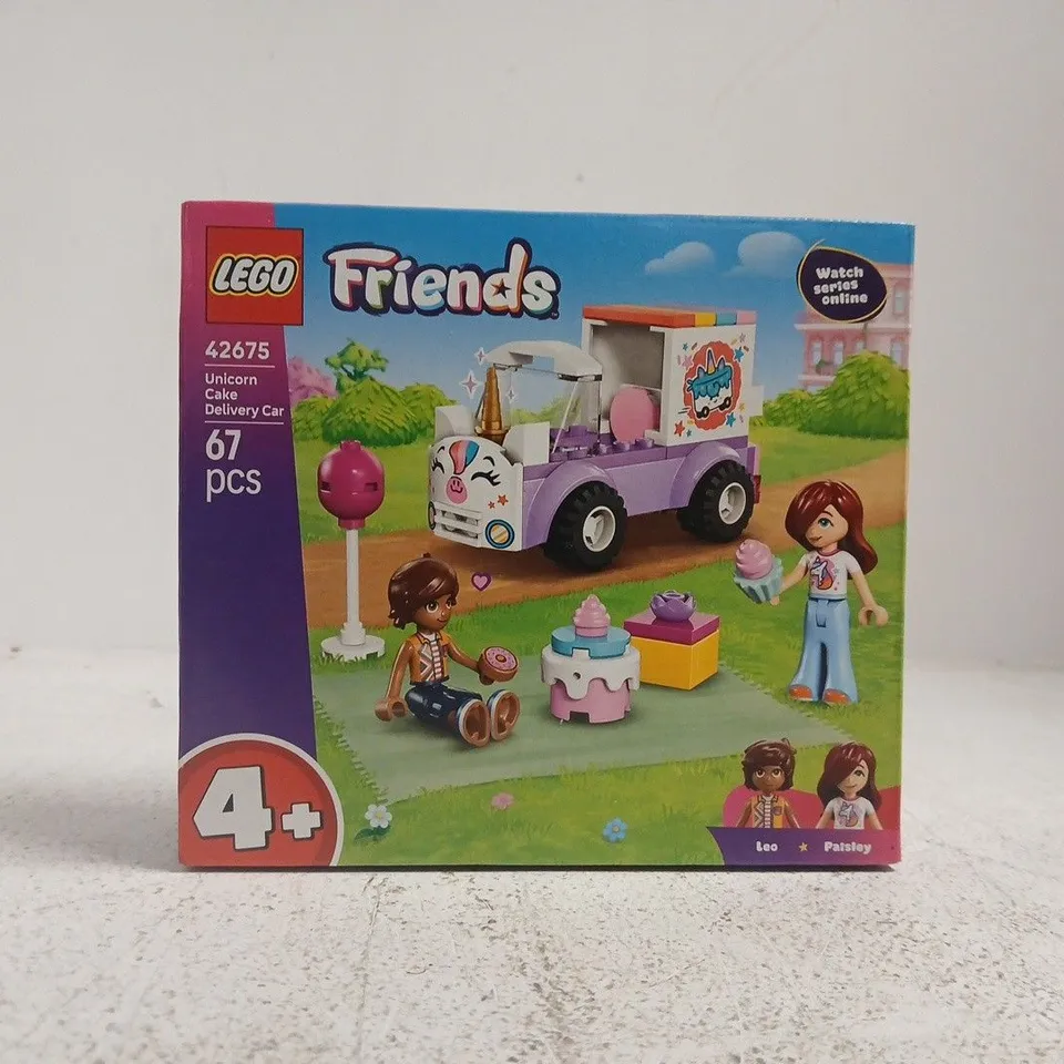 LEGO FRIENDS UNICORN CAKE DELIVERY CAR 42675
