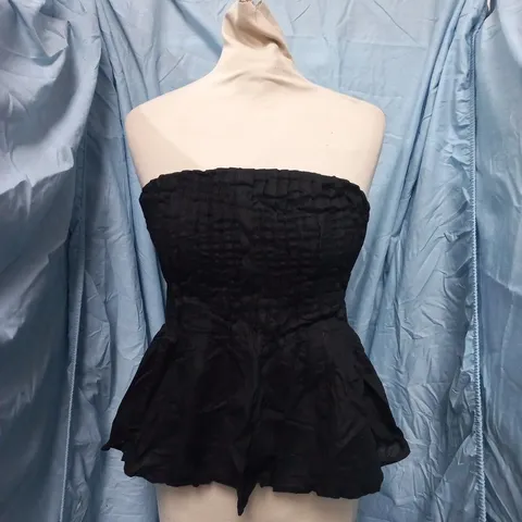 DISSH STRAPLESS BLACK MINI DRESS – (AU6/US2/EU34)