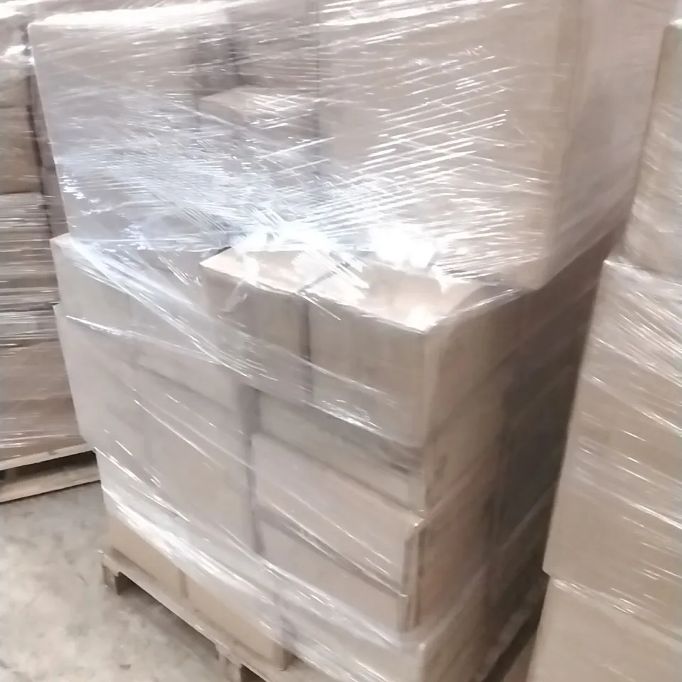 A PALLET CONTAINING APPROXIMATELY 50 OF ASSORTED LIGHTS WHICH INCLUDE; CHROME TOUCH TABLE LAMP GREY SHADE ETC