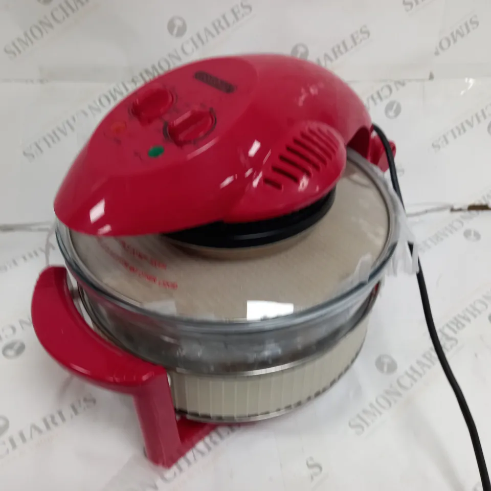 COOKSHOP HALOGEN COOKER IN RED - KHC-816-1