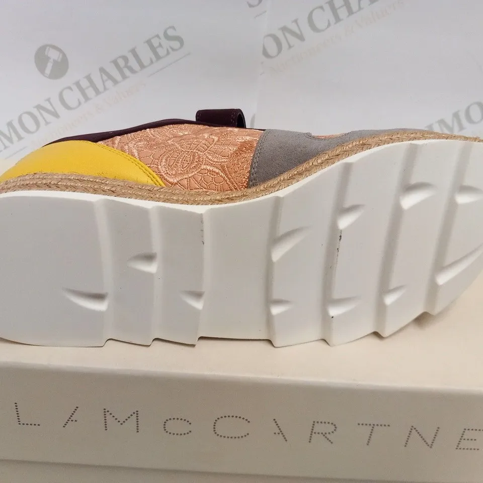 BOXED PAIR OF STELLA MCCARTNEY SPORTS SHOW SIZE 36
