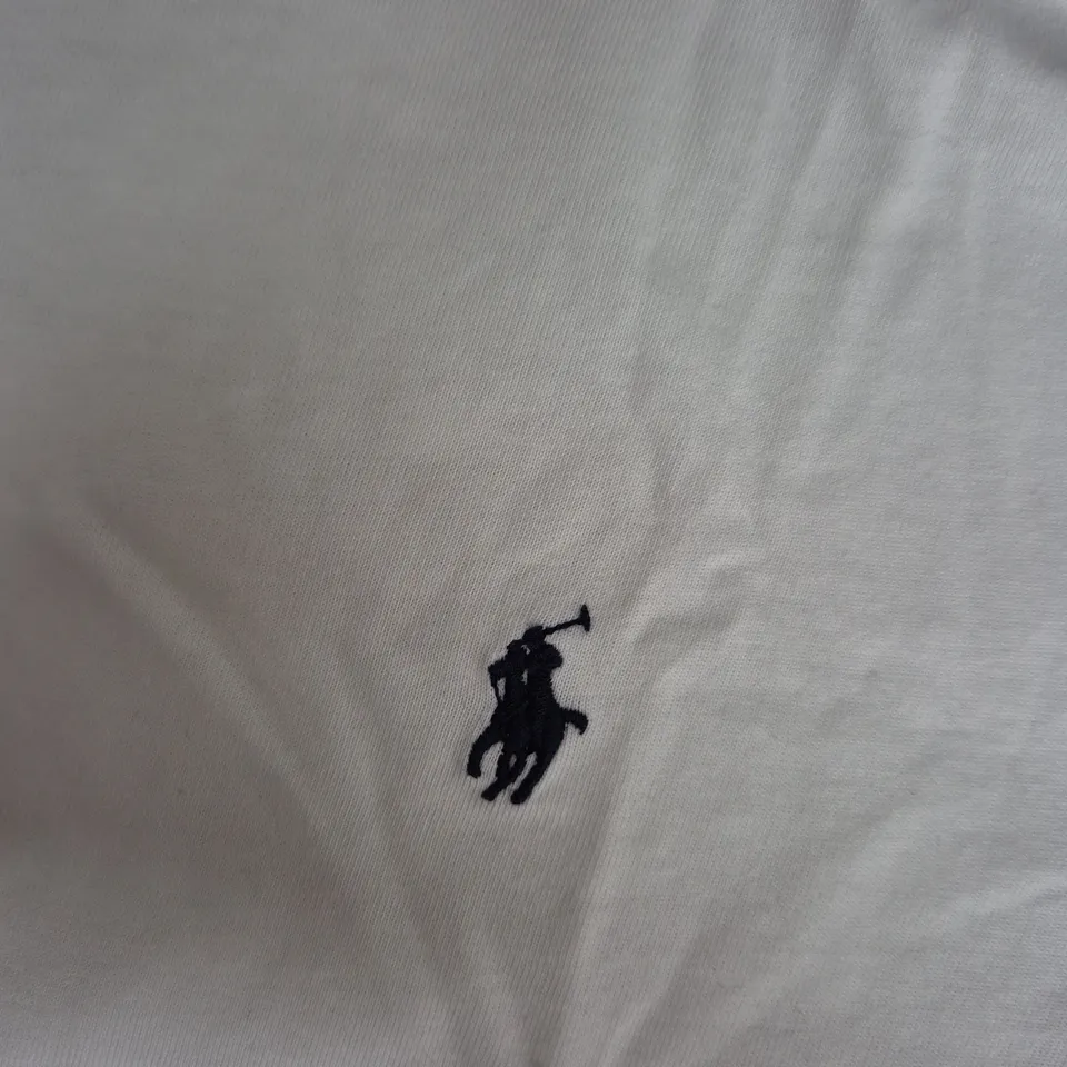 POLO RALPH LAUREN POLO B SS CREW TEE – WHITE, SMALL