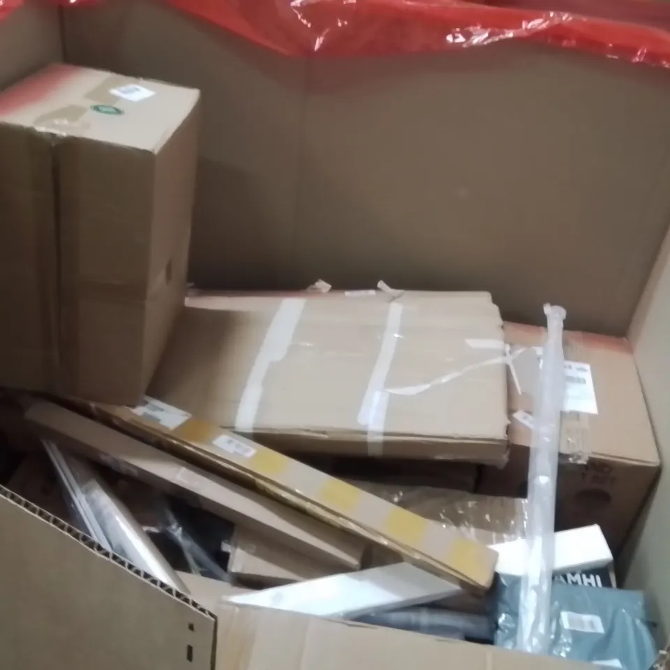 PALLET OF ASSORTED HOUSEHOLD GOODS AND PRODUCTS TO INCLUDE;ROLLER BLINDS,YOGA MAT