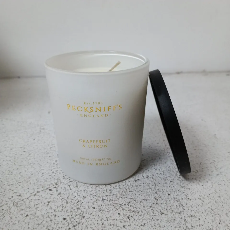 12 PECKSNIFF'S GRAPEFRUIT & CITRON SCENTED CANDLES