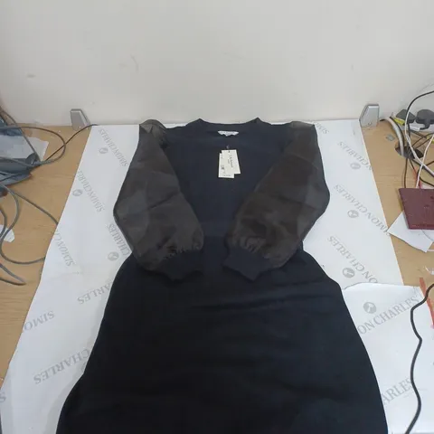 L.K. BENNETT DR ROSA BLACK SMALL DRESS