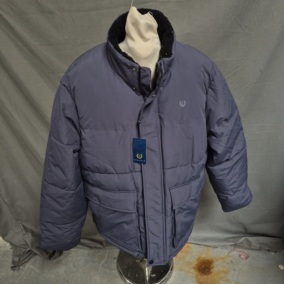 LINCOLN PADDED COAT IN SLATE SIZE XXL