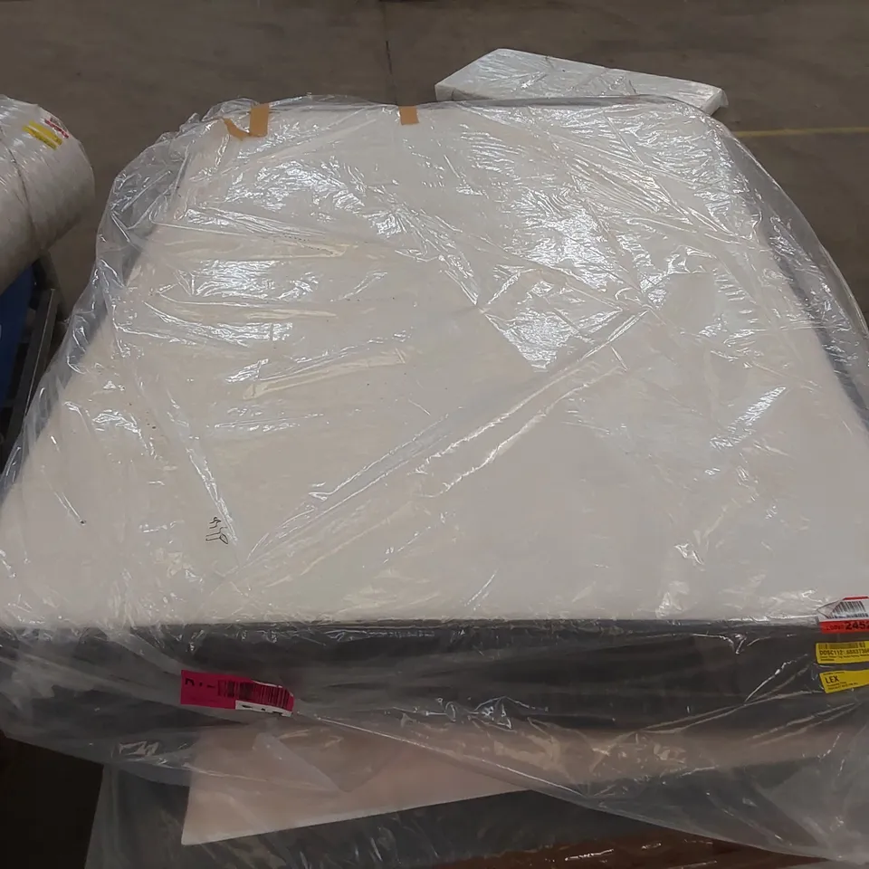 QUALITY BAGGED LUXURY PILLOW TOP POCKET SPRUNG 2000 4'6" DOUBLE MATTRESS 