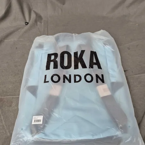 ROKA LONDON RECYCLED CANVAS TOTE BAG – MEDIUM, ICE