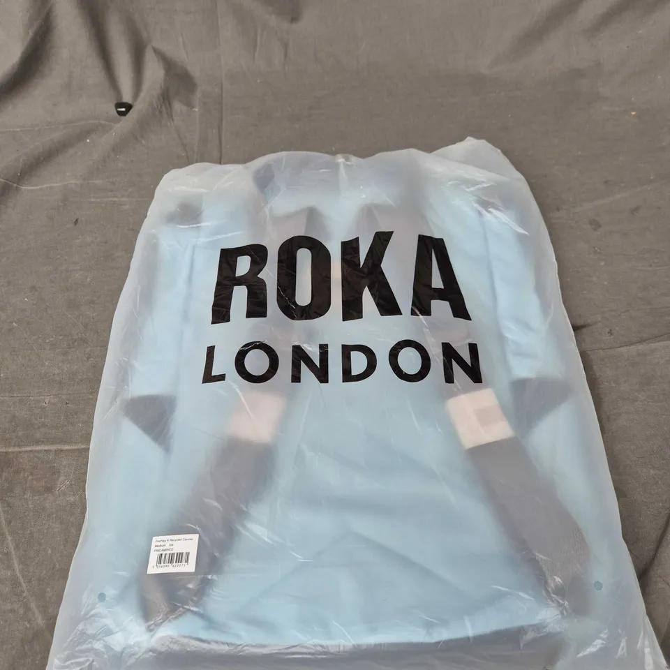ROKA LONDON RECYCLED CANVAS TOTE BAG – MEDIUM, ICE
