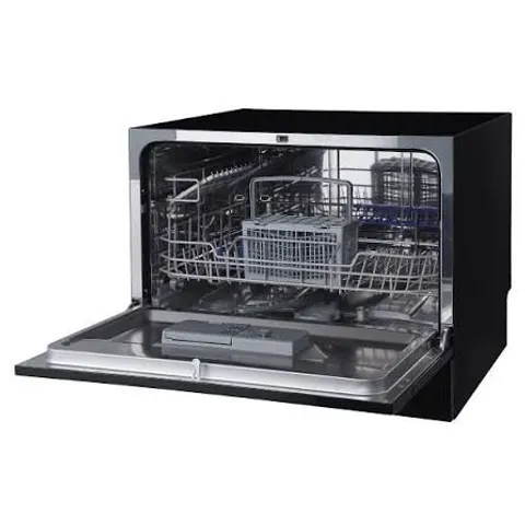 BOXED RUSSELL HOBBS RH6TTDW0D1B TABLE TOP DISHWASHER - BLACK
