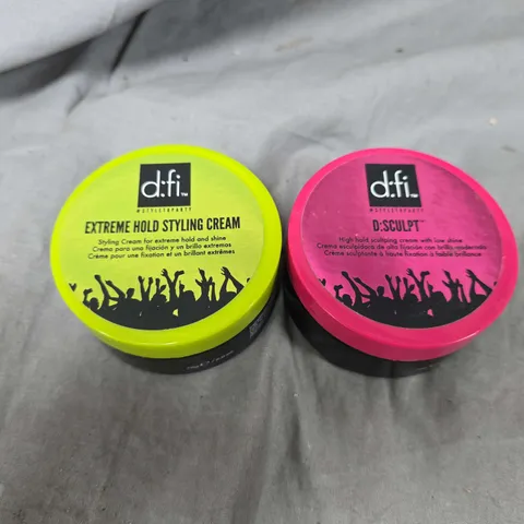 APPROXIMATELY 12 ASSORTED D:FI PRODUCTS TO INCLUDE D:SCULPT & EXTREME HOLD STYLING CREAM