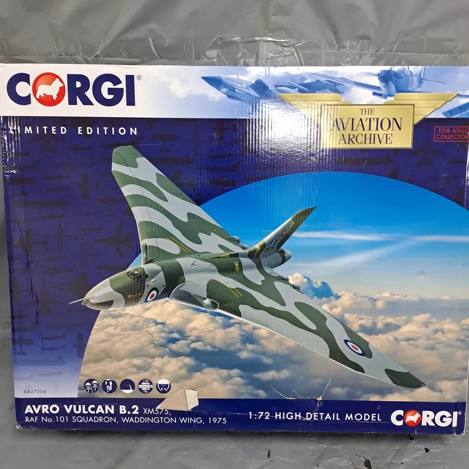 BOXED CORGI LIMITED EDITION AVRO VULCAN B.2 HIGH DETAIL MODEL 
