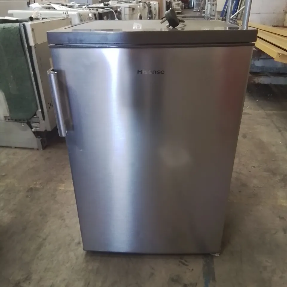 HISENSE UNDER COUNTER REFRIGERATOR IN SILVER 