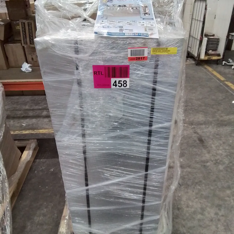 WOODEN TOP STEEL WORK BENCH 