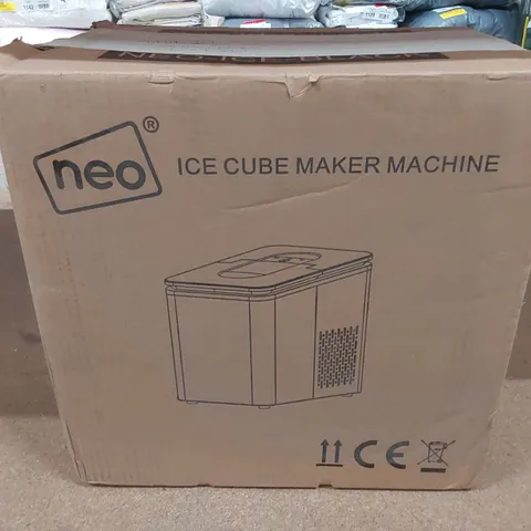 BOXED NEO 1.7L ELECTRIC ICE CUBE MAKER MACHINE - BLACK (1 BOX)