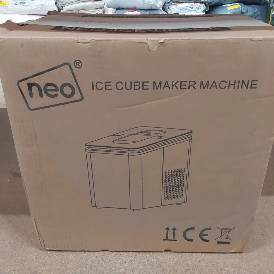 BOXED NEO 1.7L ELECTRIC ICE CUBE MAKER MACHINE - BLACK (1 BOX)