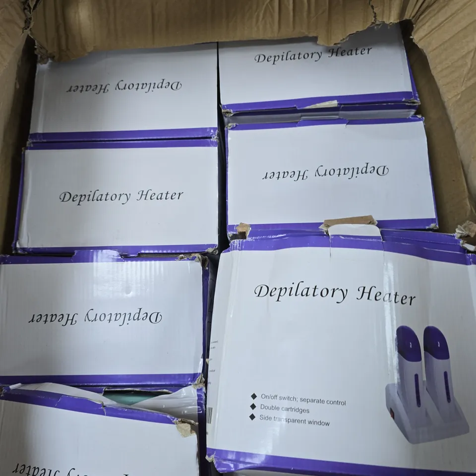 APPROXIMATELY 15 BOXED DEPILATORY ELECTRIC WAX HEATERS