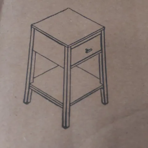 BOXED DUSK POPPY & NELL NIGHTSTAND - CREAM 