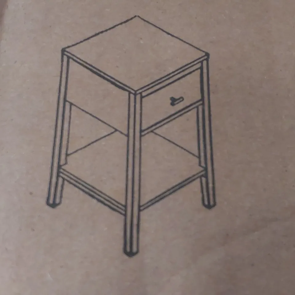 BOXED DUSK POPPY & NELL NIGHTSTAND - CREAM 