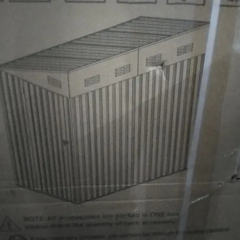 BOXED 4×7FT GARDEN SHED