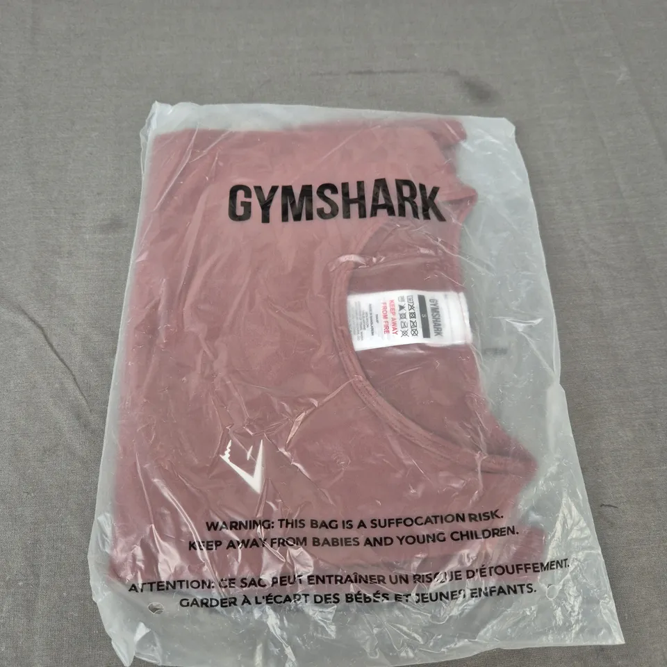 BAGGED GYMSHARK EVERYDAY SEAMLESS CROP TOP - SIZE SMALL