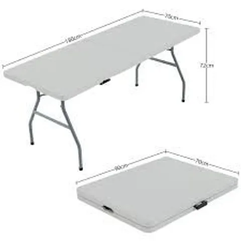 BOXED HOME VIDA FOLDING TABLE - 6FT