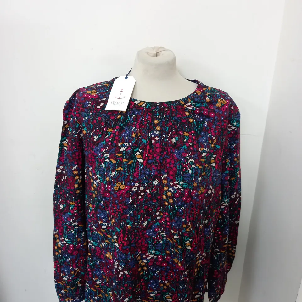 SEASALT CORNWALL TWILIGHT LANES TOP SIZE 22