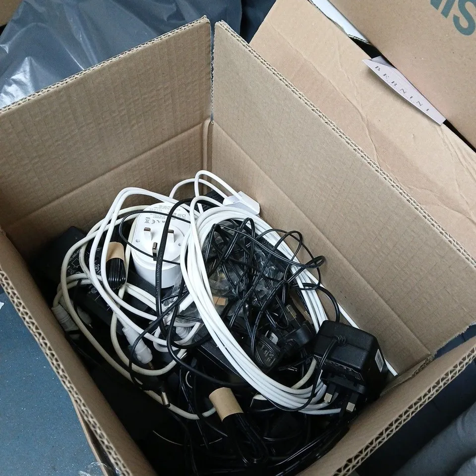 SKY TV SET-TOP BOX BUNDLE WITH REMOTES AND CABLES ASSORTED LEADS SKY REMOTES APPROXIMATELY 8 ITEMS .                                                                                                    