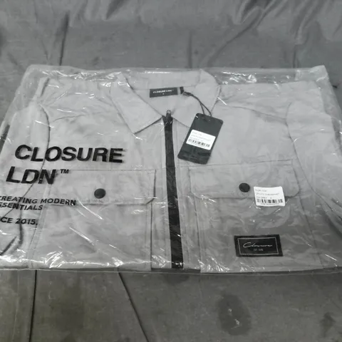 CLOSURE LDN UTILITY OVERSHIRT – ICE GREY – SIZE S