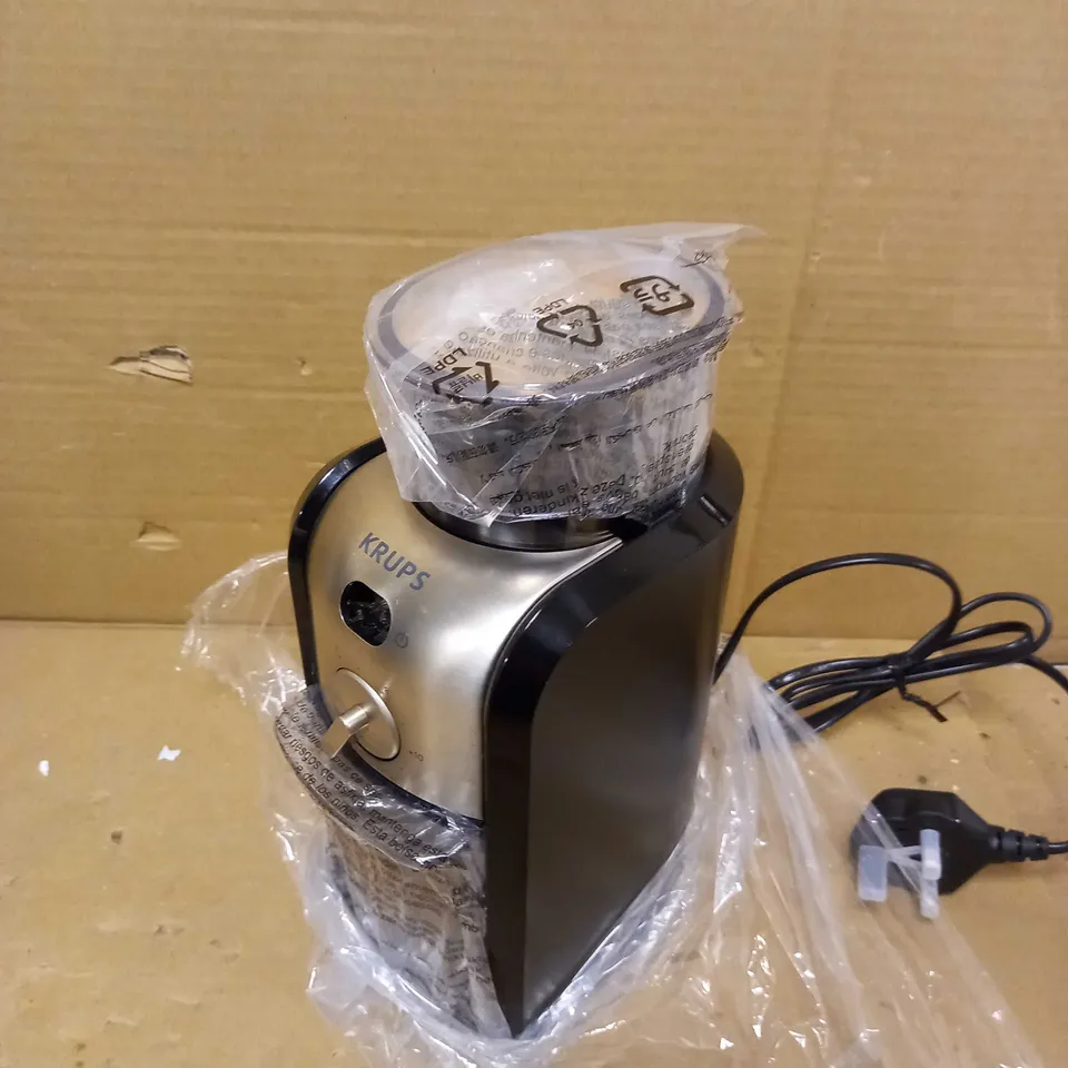 KRUPS EXPERT BURR GRINDER FOR COFFEE BEANS