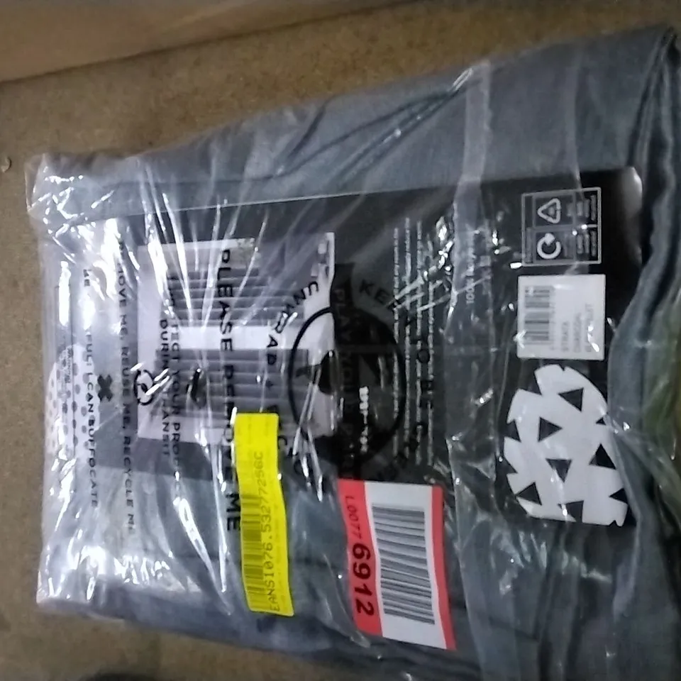 QUIDA EYELET ROOM DARKENING CURTAINS CHARCOAL SIZE: 46 X 72"