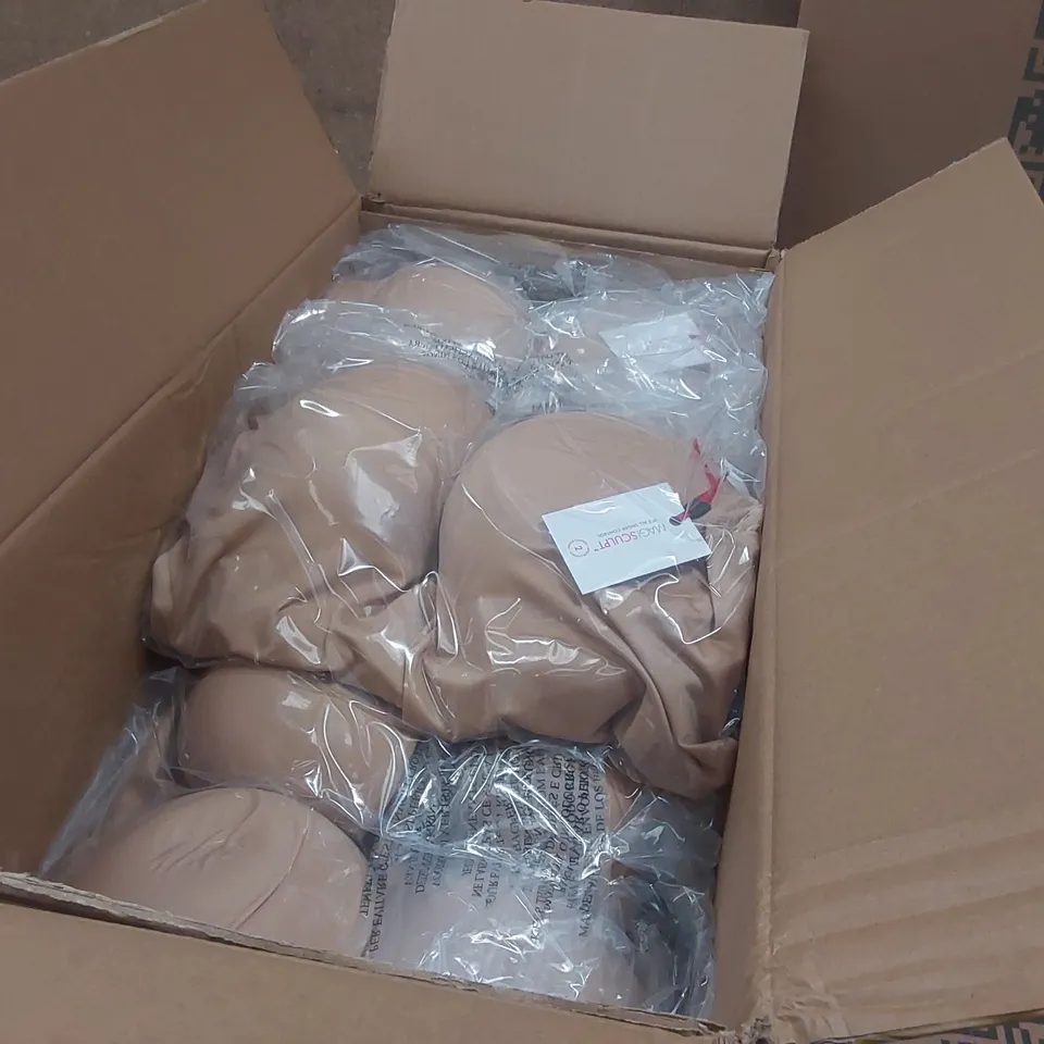 BOX CONTAINING APPROXIMATELY 15x BRAND NEW MAGISCULPT ALMOND BODYSUITS - SIZE 40D